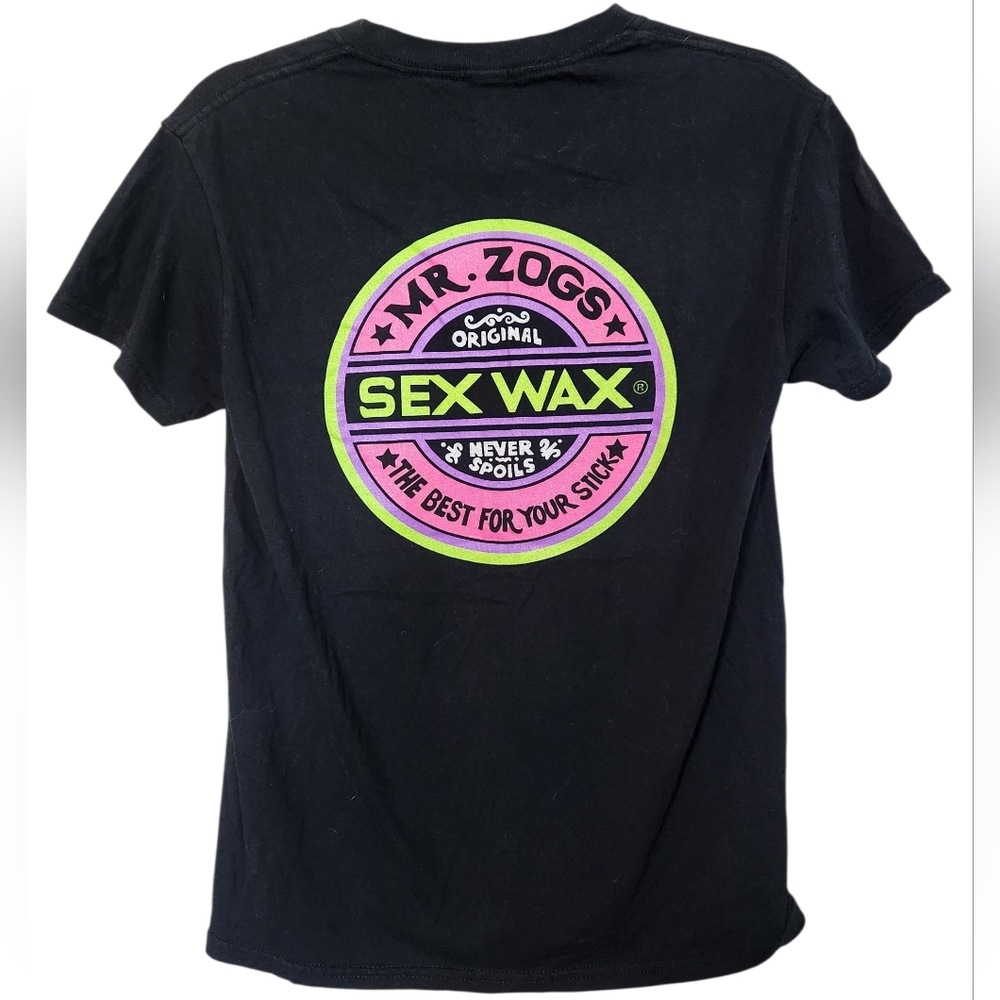 Mr. Zog's Sex Wax Black T-Shirt Size Small